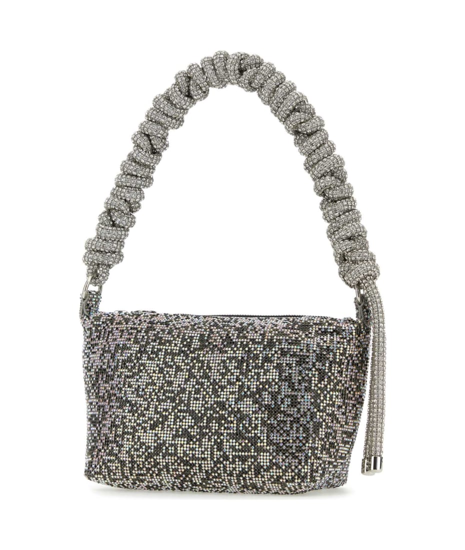 トートバッグ KARA FW23 Black rhinestones handbag (HB350F2116 BLKPXL) Kara Black Rhinestones Handbag | italist