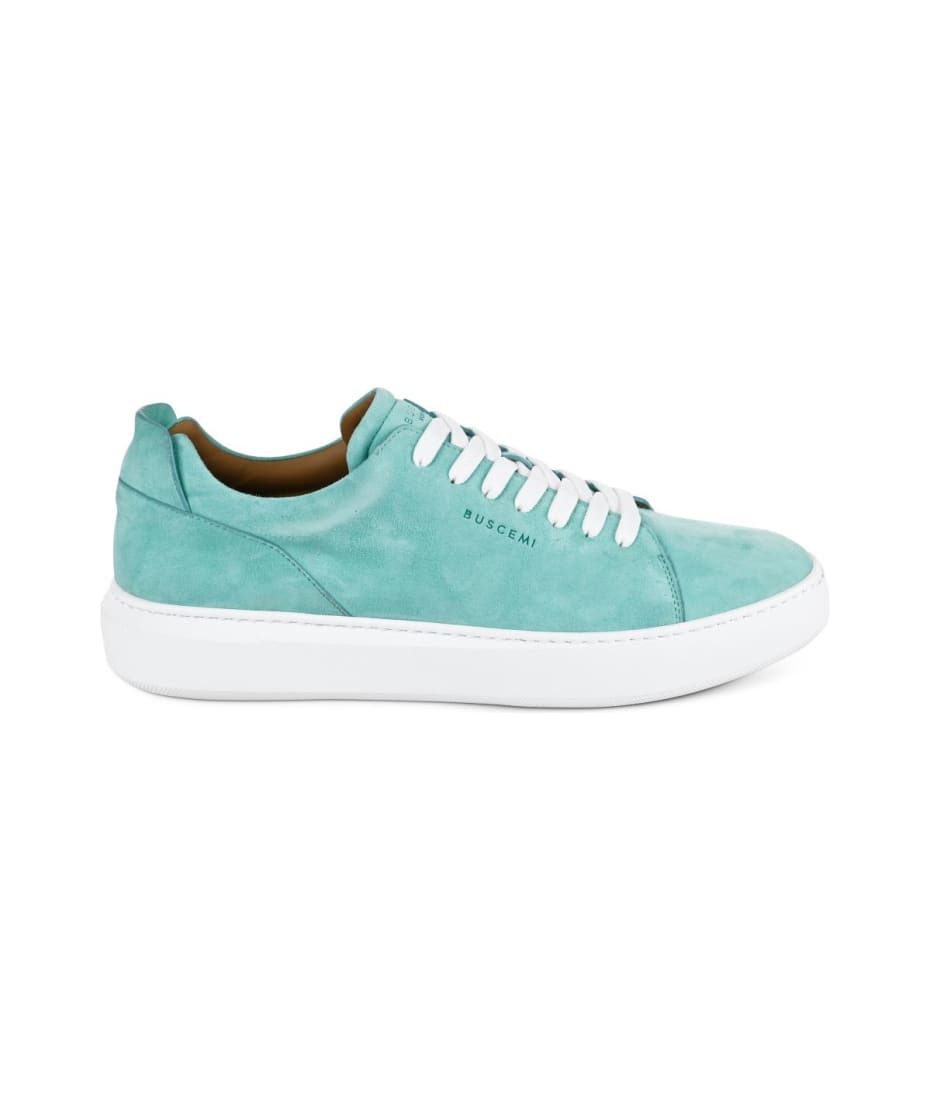 Goat Leather Shoes Turquoise