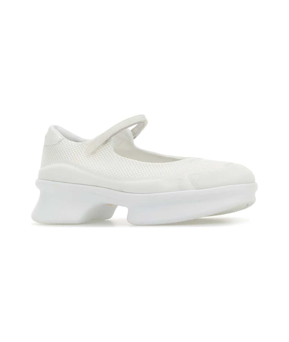 【送料&関税込】Prada White Mesh Ballerinas Prada White Mesh Ballerinas | italist