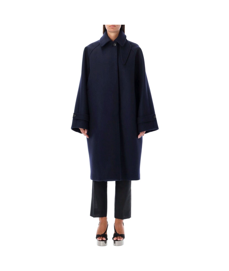 【送料&関税込】Ferragamo Single Breasted Long Sleeeved Coat Ferragamo Single Breasted Long Sleeeved Coat | italist