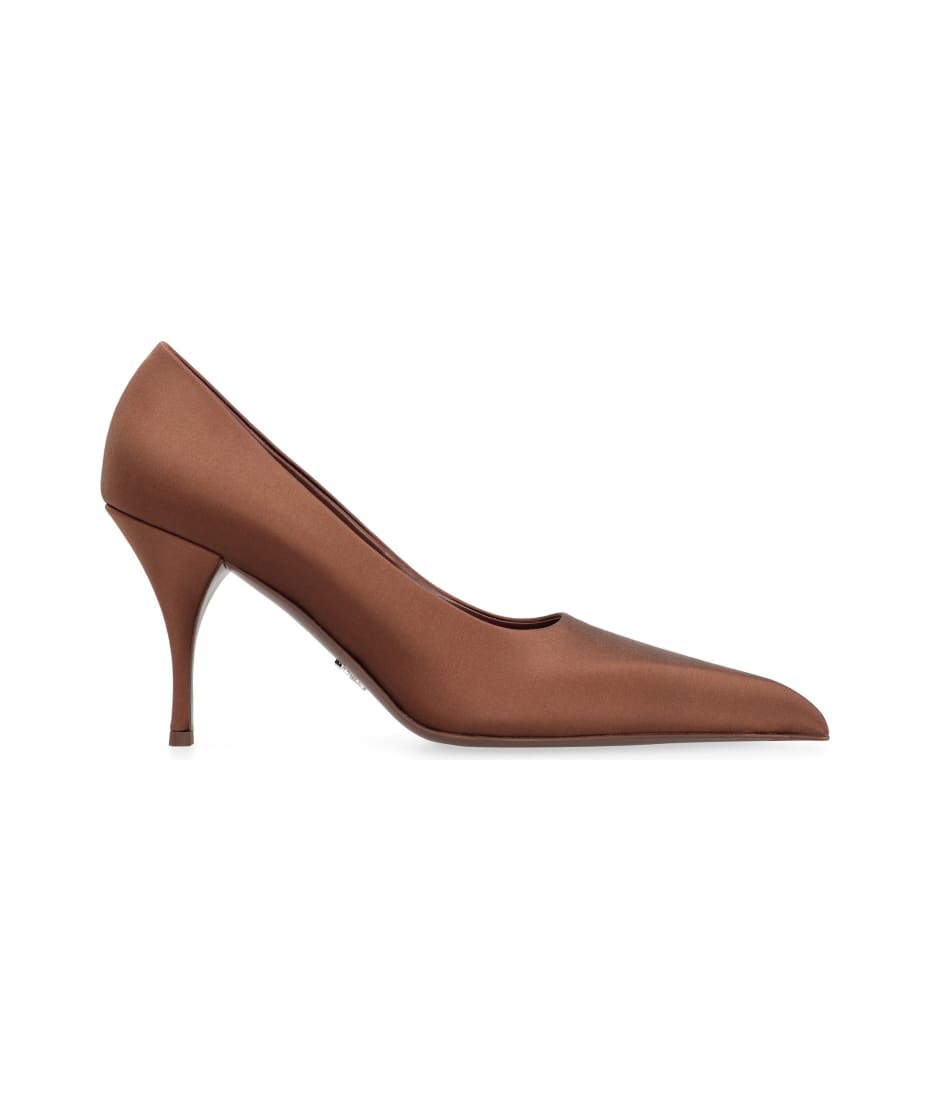 【送料&関税込】Prada Silk Satin Pumps Prada Satin Pumps | italist
