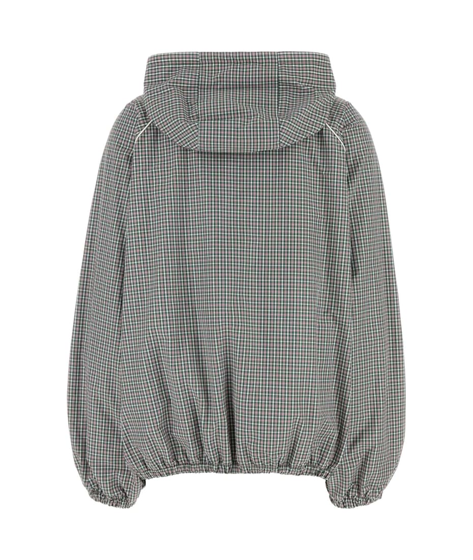 ジャケット MIUMIU EMBROIDERED TECH FABRIC JACKET Miu Miu Embroidered tech fabric jacket | The Fashion Square