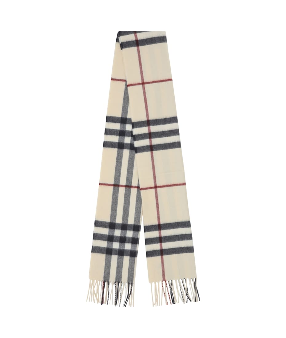 マフラー・ストール Burberry SS25 Embroidered wool scarf (8102536 A9392) Burberry Wool-Blend Check with & EKD Scarf | Saks Fifth Avenue