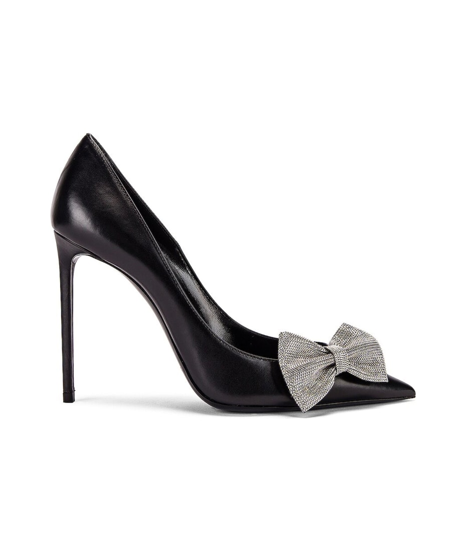 Saint Laurent Zoe 110m Patent Leather Pumps - Black