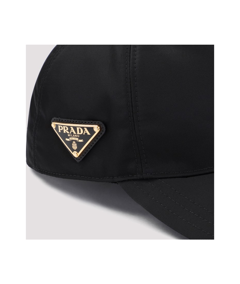 ハット PRADA Woman Hat Black 1HC2742DMI F0632 PRADA Baseball cap 1HC2742DMIF0632L Nylon Black NEW Women 1