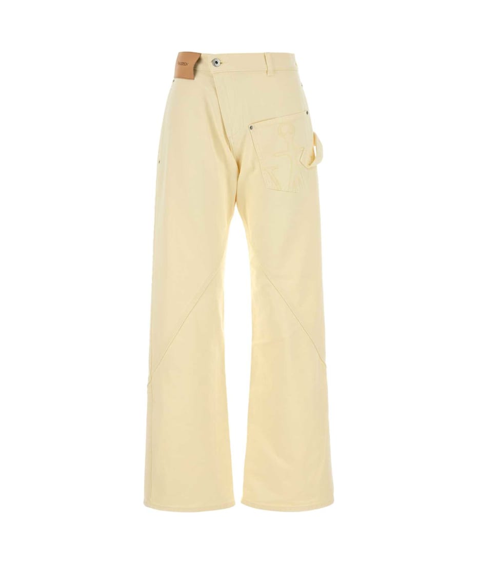 デニム・ジーパン Jw Anderson Pastel Yellow Denim Jeans J.W. Anderson Pastel Yellow Denim Jeans | italist