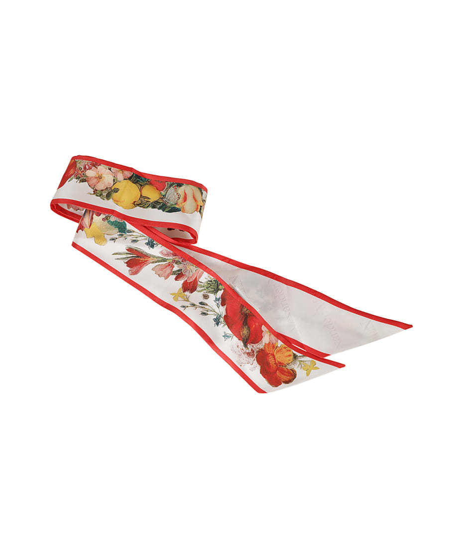 【送料&関税込】Alexander McQueen Rib Dutch Floral Scarf Alexander McQueen Rib Dutch Floral Scarf | italist