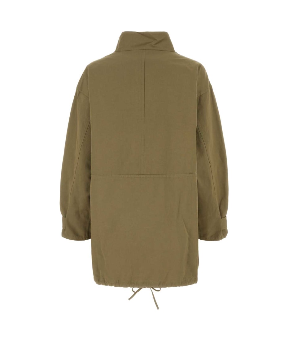 ワンピース PRADA Army Green Cotton Blend Dress Prada Army Green Cotton Blend Dress | italist