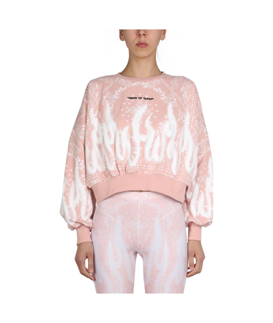 Vision of Super Paisley Pattern Sweatshirt | italist, ALWAYS Vision of Super Paisley Pattern Sweatshirt | italist, ALWAYS