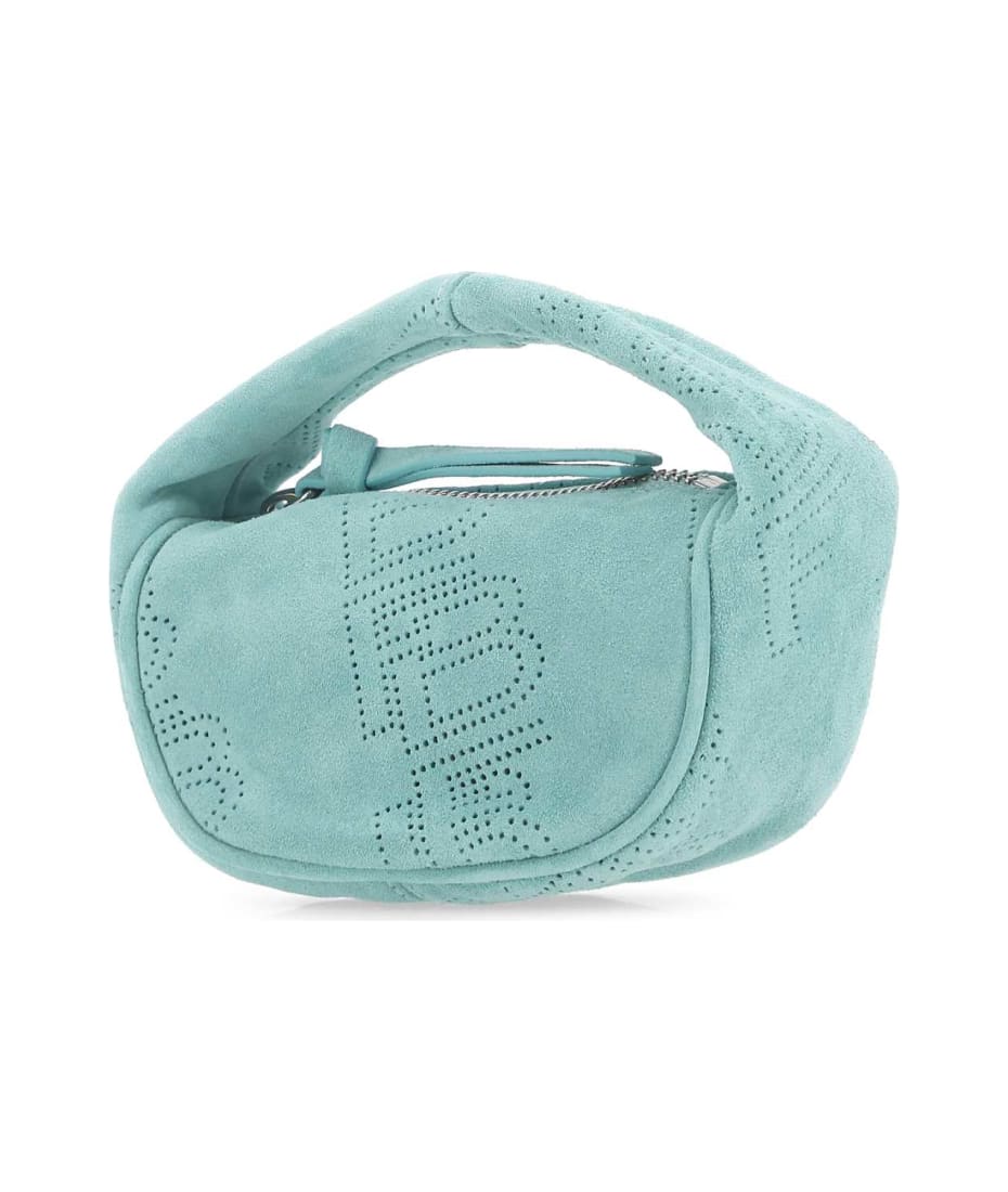 トートバッグ BY FAR Sea Green Suede Micro Cush Handbag BY FAR Sea Green Suede Micro Cush Handbag | italist, ALWAYS