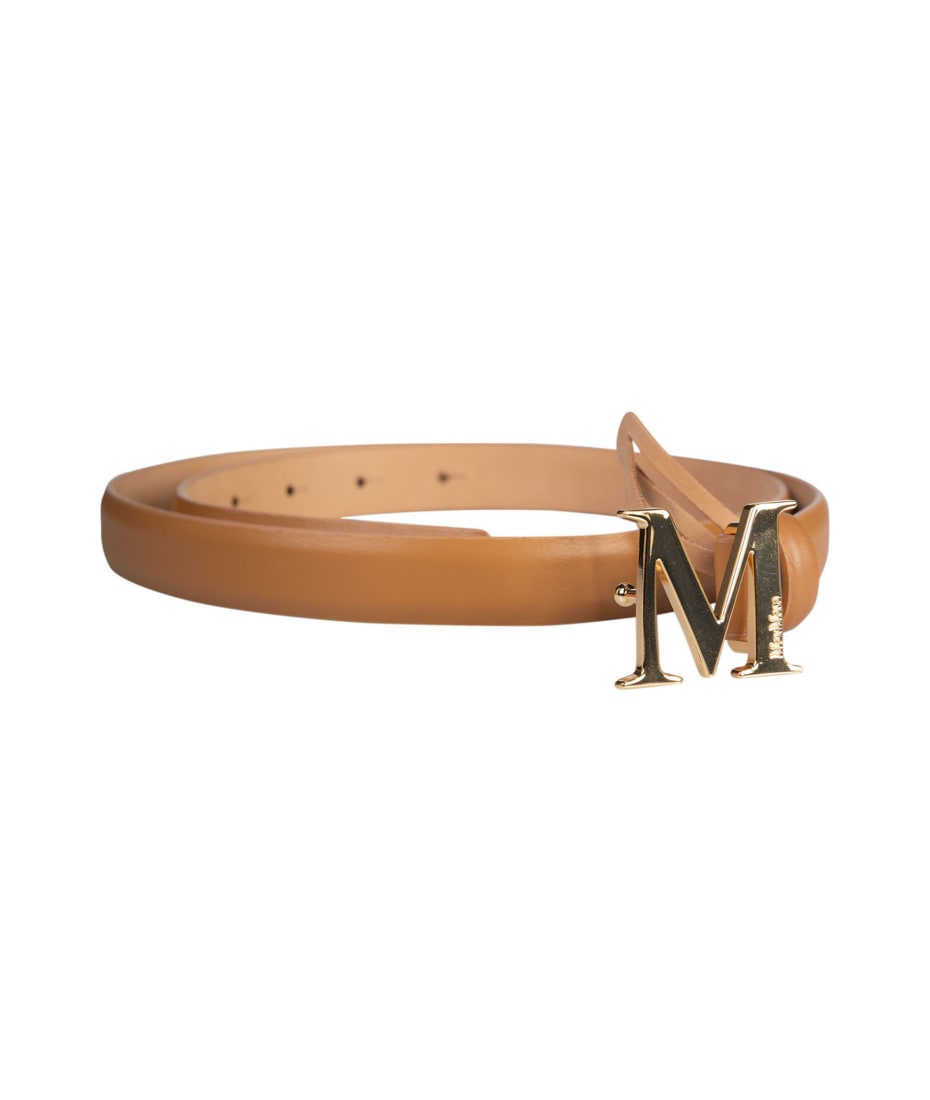 ★Max Mara★M belt 30 mm Max Mara M Belt 30 Mm In Brown | ModeSens
