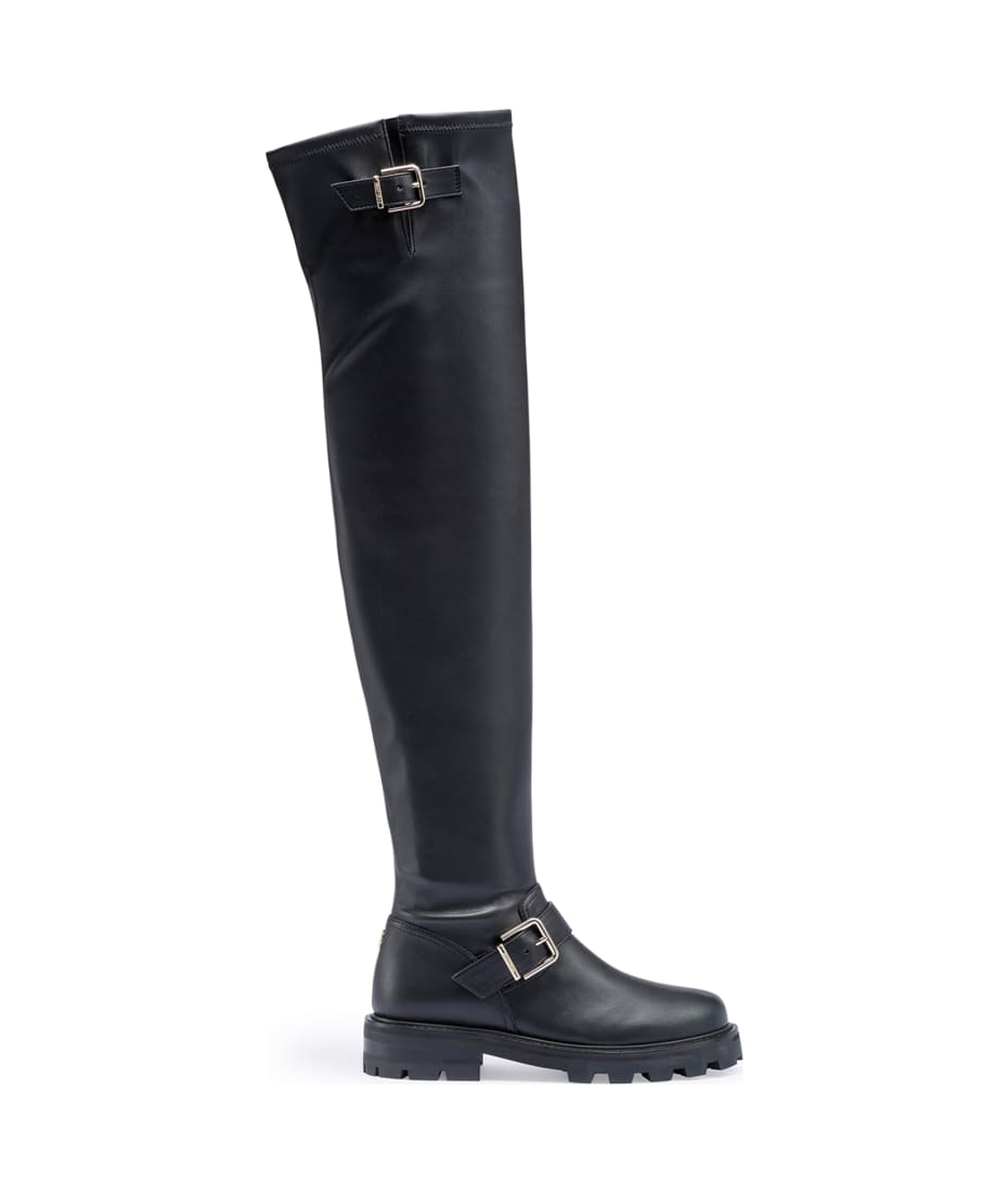 Jimmy Choo Biker Boots - Black