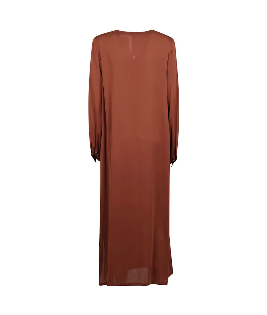 【送料&関税込】Max Mara Sansone V-neck Long-sleeved Dress Max Mara Sansone V-neck Long-sleeved Dress | italist, ALWAYS