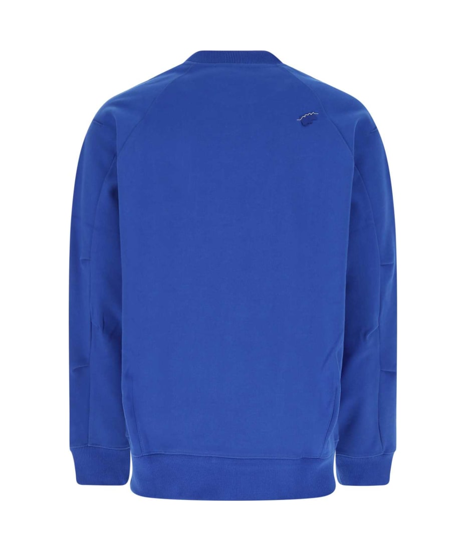 Ader Error Electric Blue Cotton Blend Sweatshirt | italist