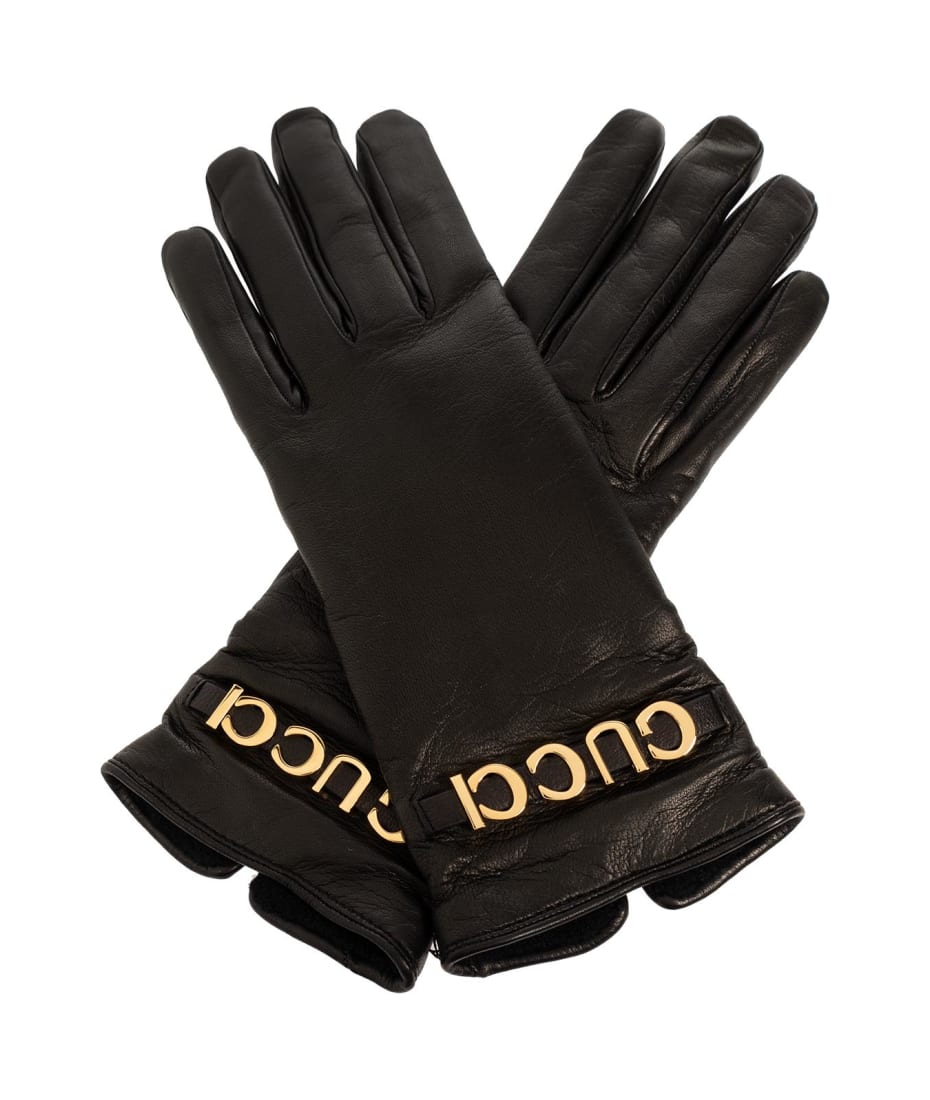 Gucci leather gloves mens online