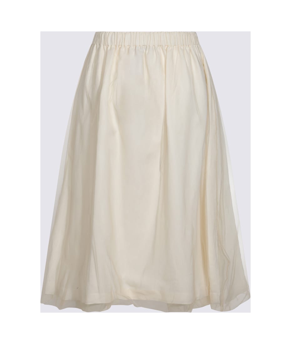 スカート FABIANA FILIPPI WHITE VISCOSE SKIRT Fabiana Filippi White Viscose Skirt | italist