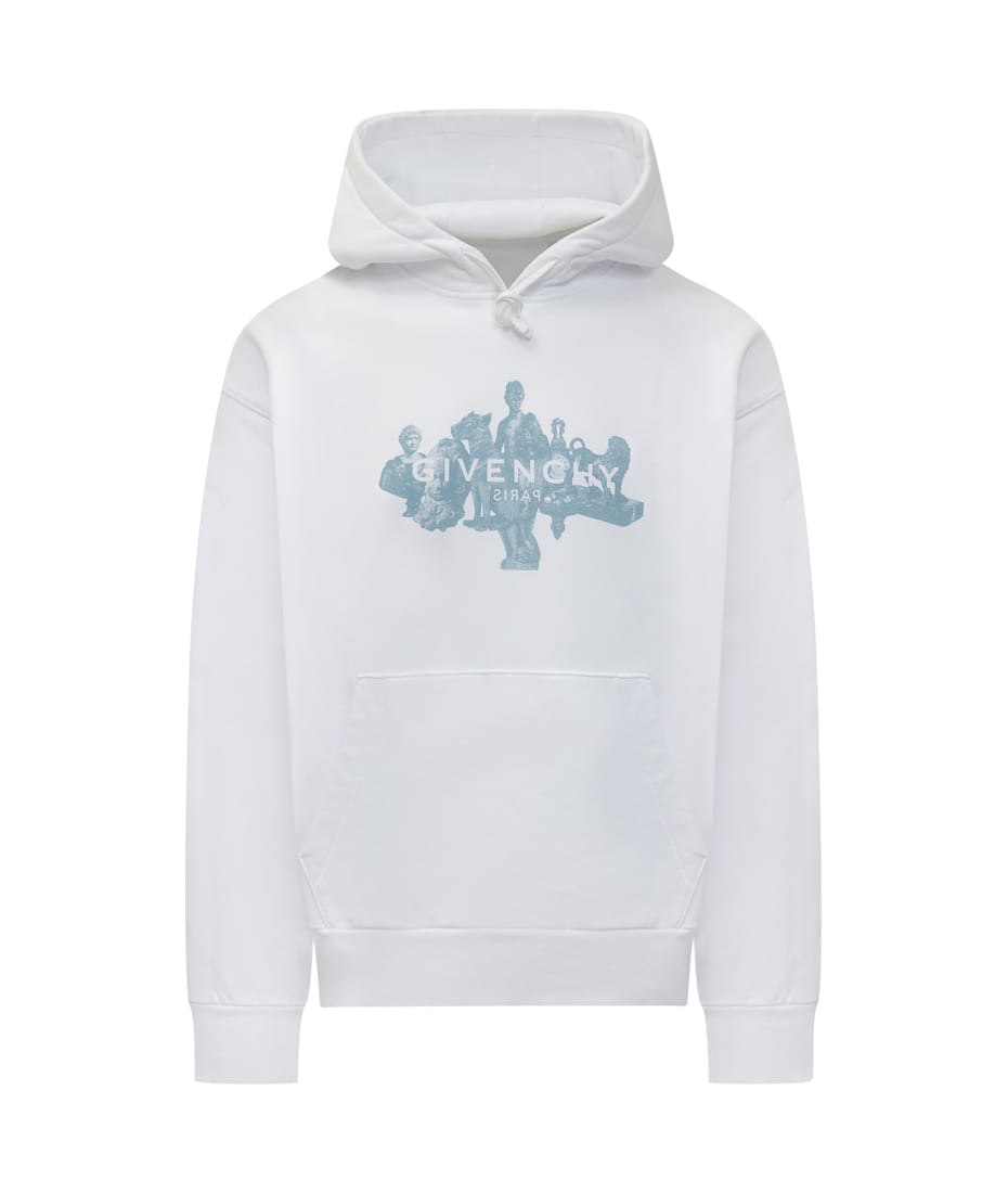 パーカー・フーディ GIVENCHY SS25 'Oggetti di Hubert' hoodie (BMJ0LA3YPL 100) Givenchy HOODIE IN FELPA WITH GIVENCHY LOGO | REVERSIBLE
