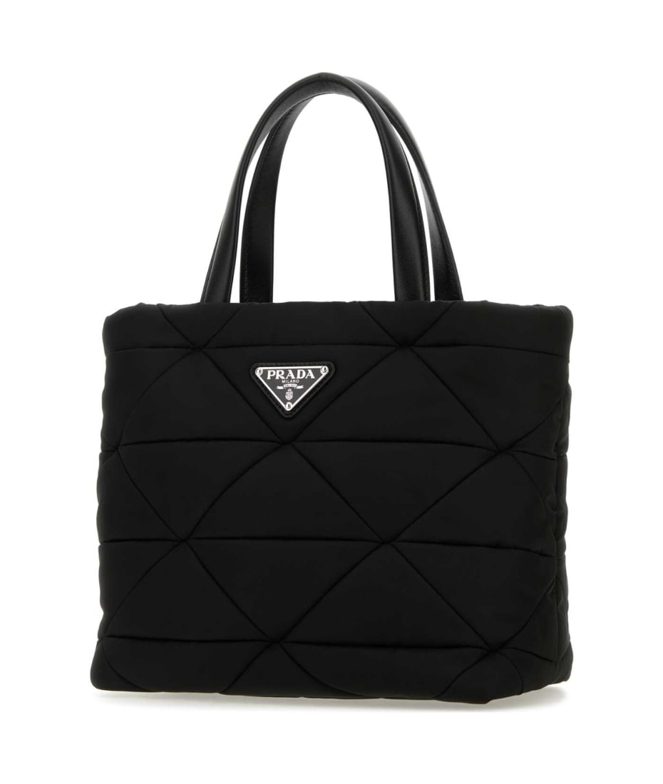 Prada Black Re-nylon Handbag - Black