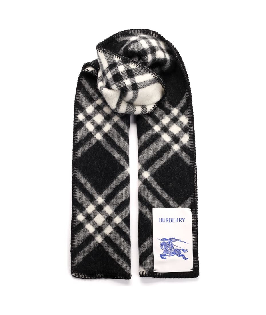 Burberry Giant Check Wool Scarf | italist