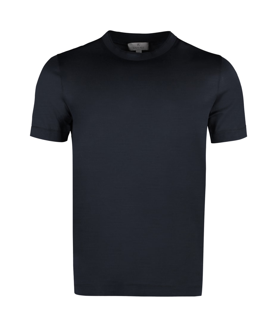 Tシャツ・カットソー CANALI FW25 Canali T-Shirt (T0356 MJ00002 100) Canali Cotton Crew-neck T-shirt | italist
