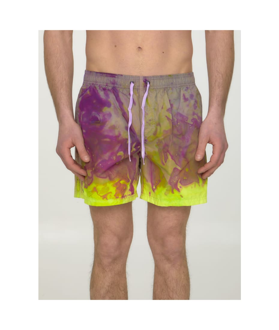 Tie-dye Nylon Swim Shorts