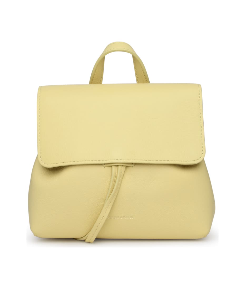 Mansur Gavriel Small 'lady Soft' Bag In Yellow Leather - Yellow