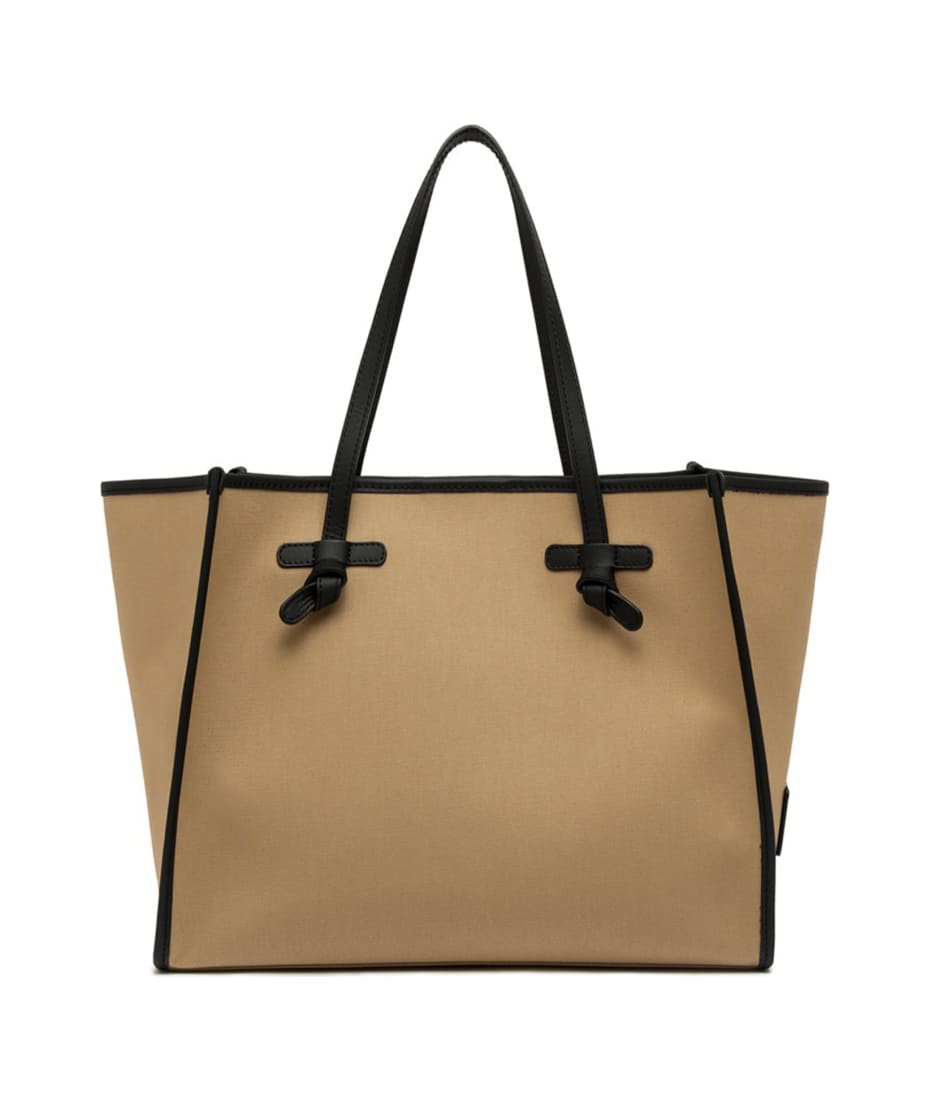 Gianni Chiarini Marcella Shopping Bag In Safari Canvas | italist, ALWAYS  LIKE A SALE