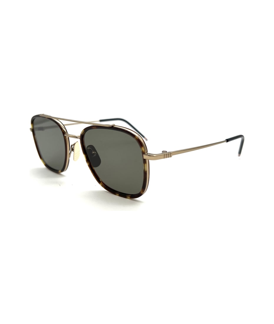 【送料&関税込】Thom Browne Ues800a-g0003-215-51 Sunglasses Thom Browne sunglasses UES800A 215 Havana Gold - eye-oo.com