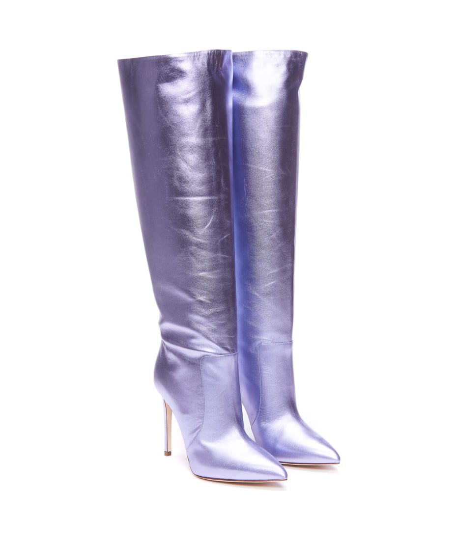 パリテキサス レディース ブーツ シューズ Stiletto Pump Boots Violet-