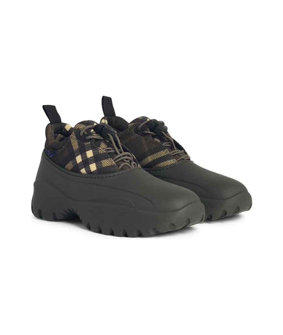 スニーカー Burberry Green Fabric Blend Sneakers Burberry Green Fabric Blend Sneakers | italist