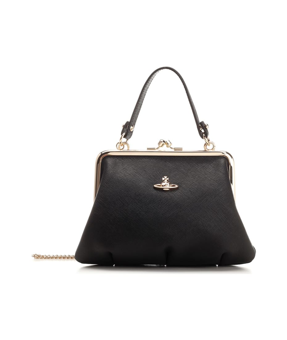 Vivienne Westwood グラニーメタリックレザートートバッグ Vivienne Westwood 'granny Frame' Handbag トートバッグ 通販