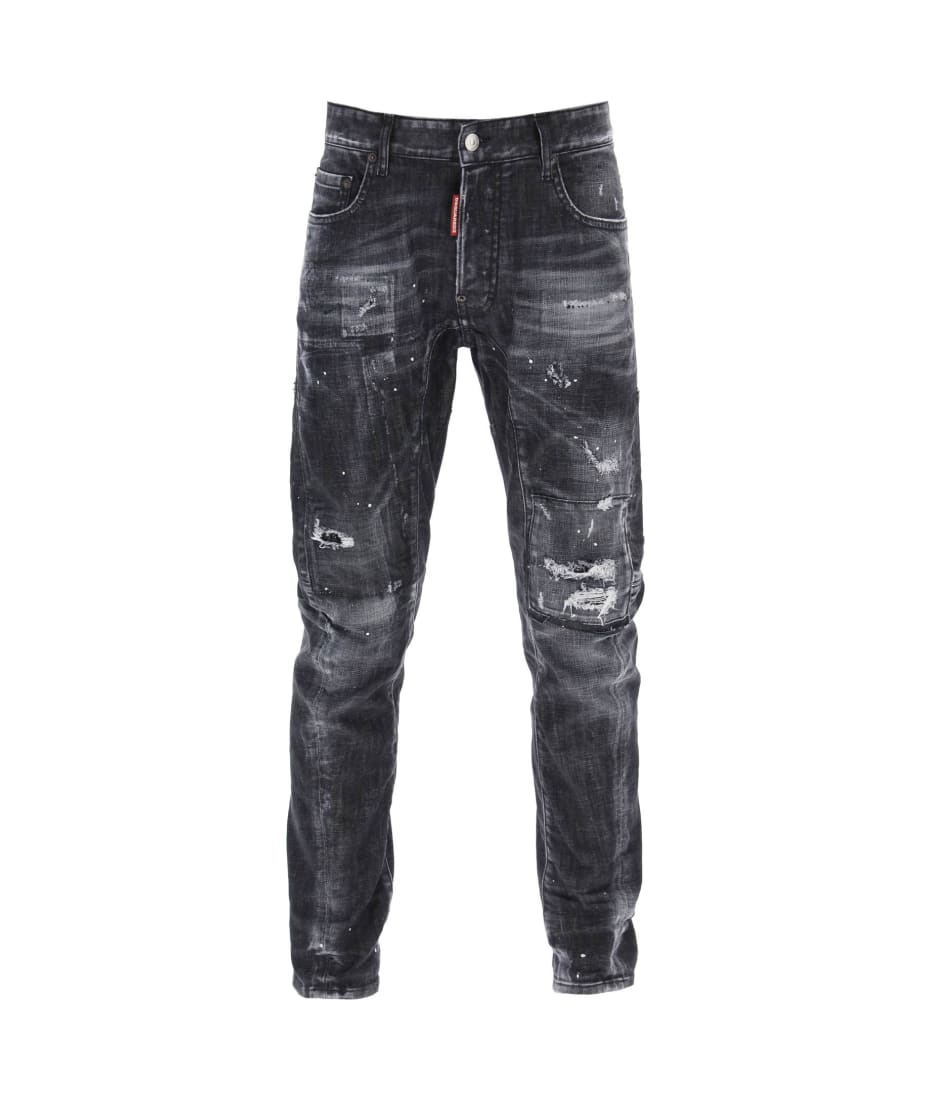 Dsquared2 Distressed Tidy Biker Jeans | italist