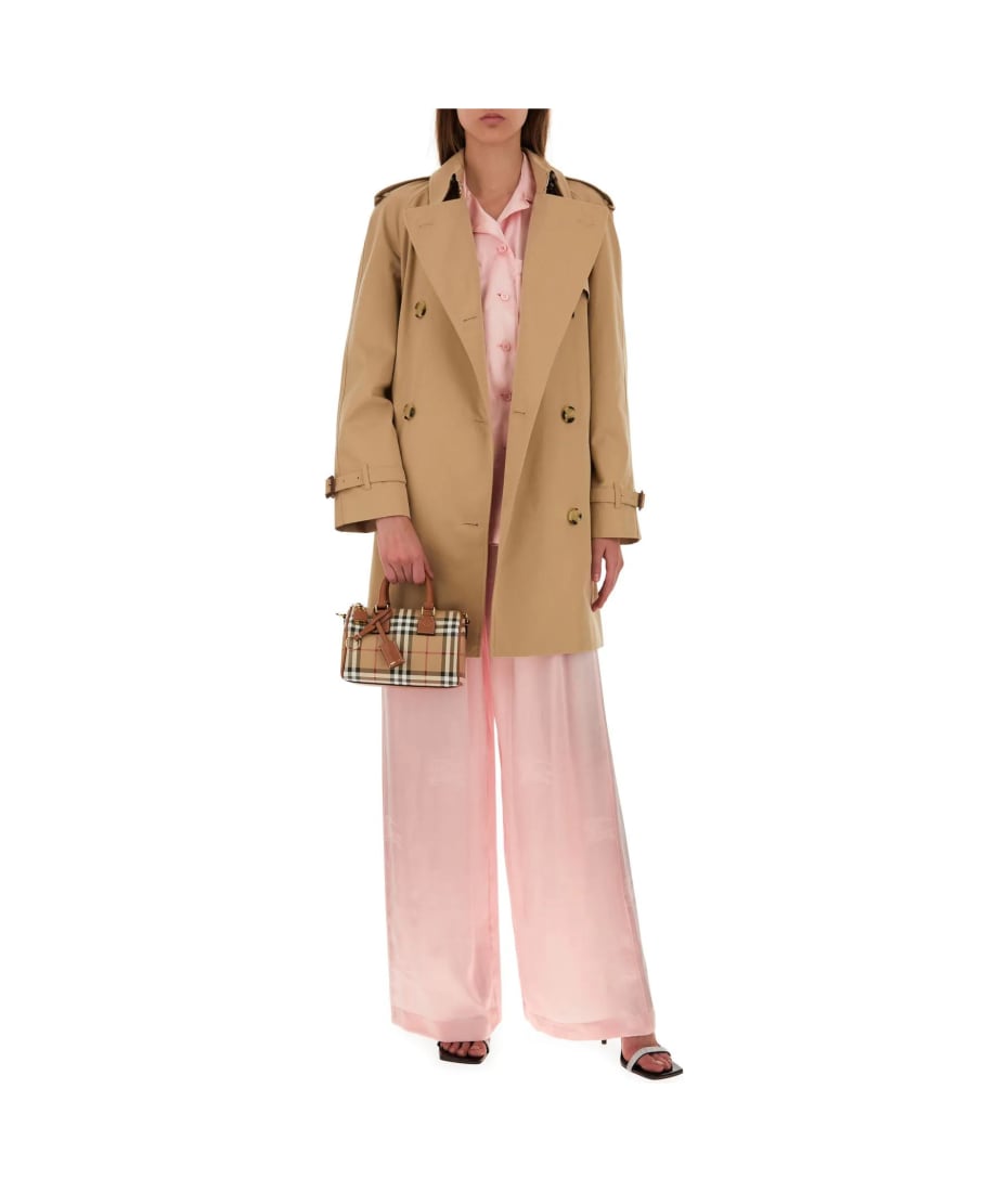 【送料&関税込】Burberry Pastel Pink Satin Pyjama Pant Burberry Pastel Pink Satin Pyjama Pant | italist