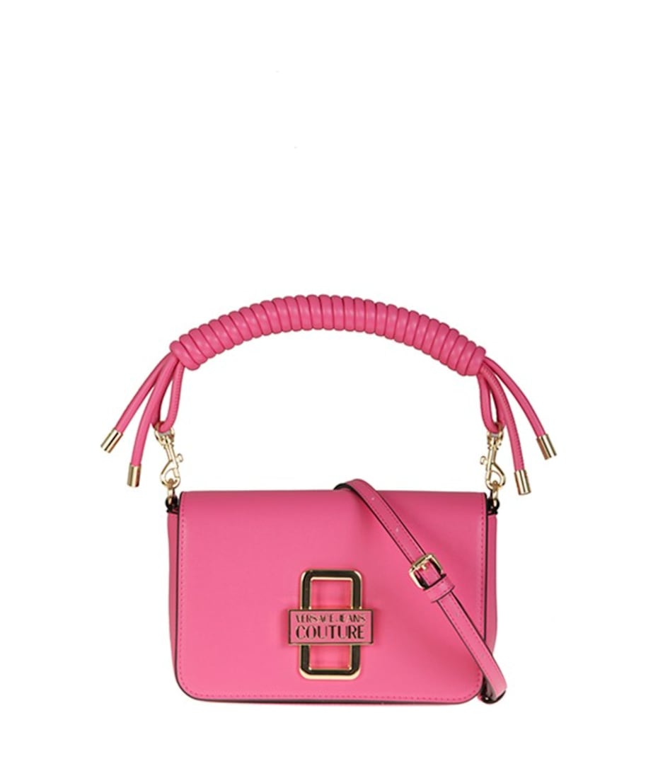 【関税込み】Shopping bag - Versace - Leather - Pink Versace Jeans Couture Bag | italist