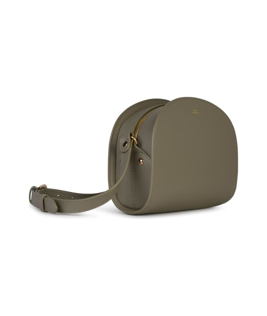 トートバッグ A.P.C. 'Demi Lune' Green Leather Crossbody Bag A.P.C. 'demi Lune' Green Leather Crossbody Bag | italist