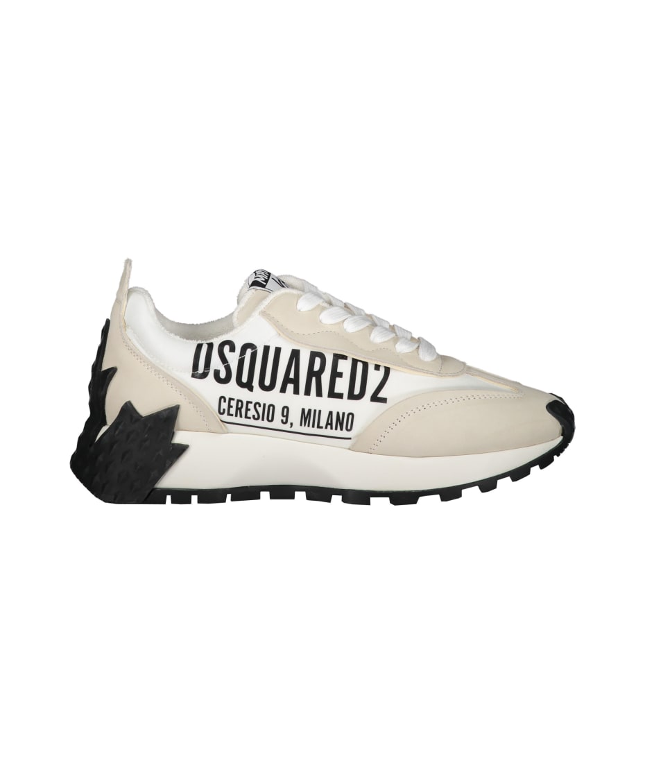 VIP【関税送料無料】希少 DSQUARED2 FREE LEATHER SNEAKERS Dsquared2 Logo Detail Leather Sneakers | italist