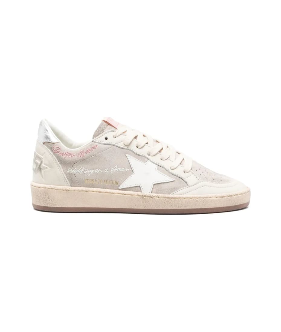 【関税込み】GOLDEN  BALLSTAR SUEDE UPPER LEATHER TOE ST Golden Goose Ballstar Suede Upper Leather Toe Star And Spur