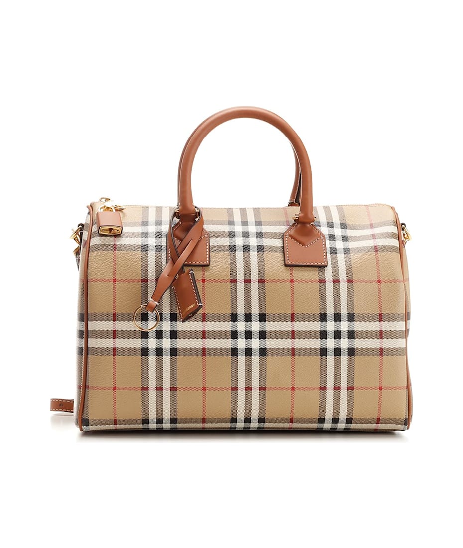 【送料&関税込】Burberry bowling Check Medium Size Hand Bag Burberry 'bowling Check' Medium Size Hand Bag | italist