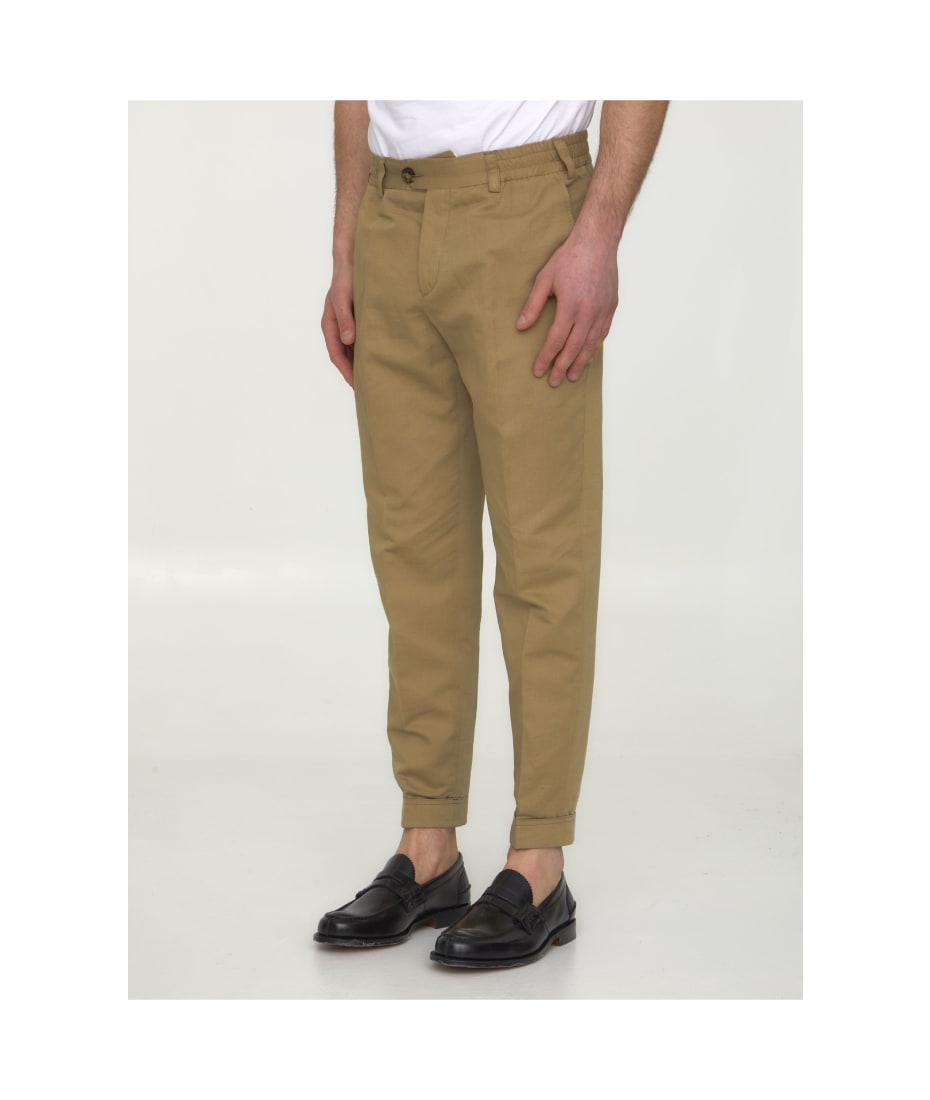 Cotton And Linen Trousers