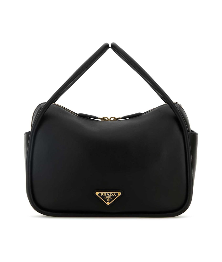 Prada Black Leather Handbag トートバッグ 通販 | italist