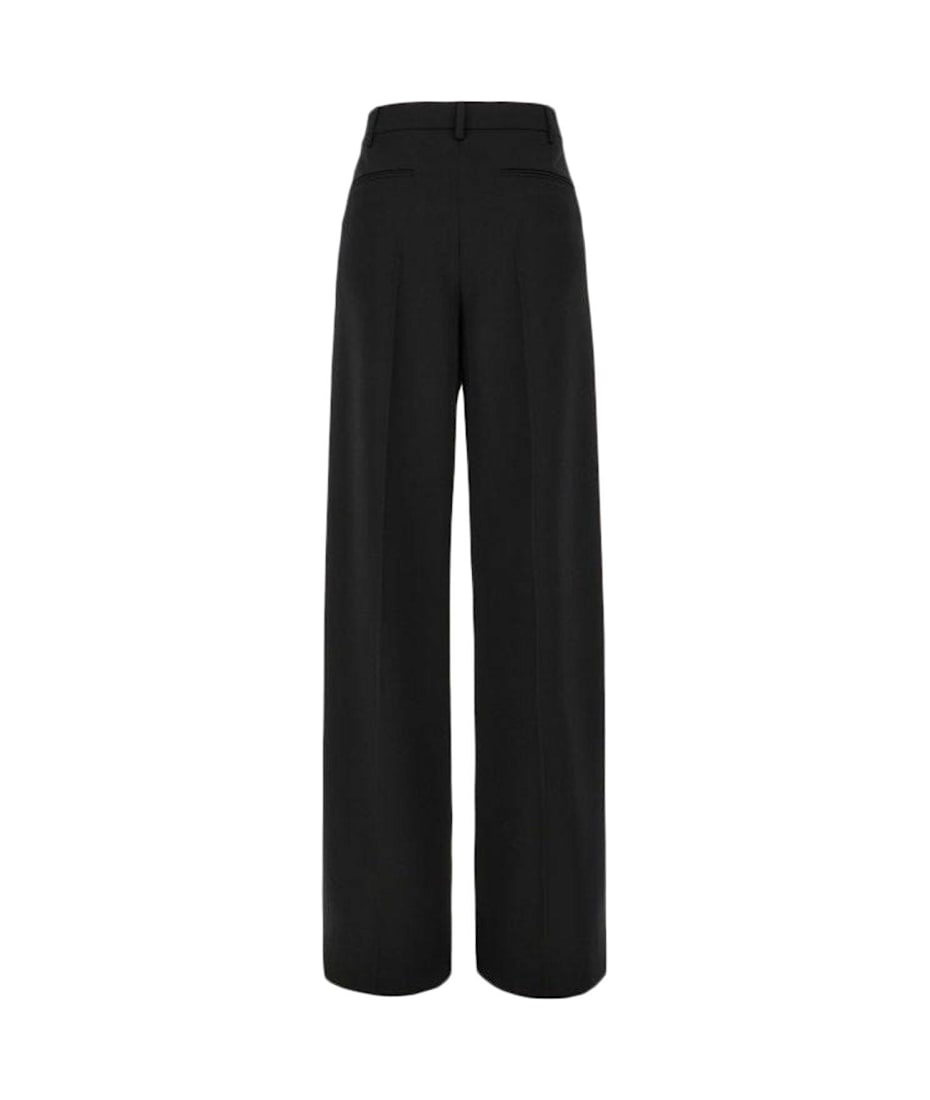 パンツ VALENTINO BLACK WOOL WIDE-LEG PANT Valentino Garavani Black Wool Wide-leg Pant | italist