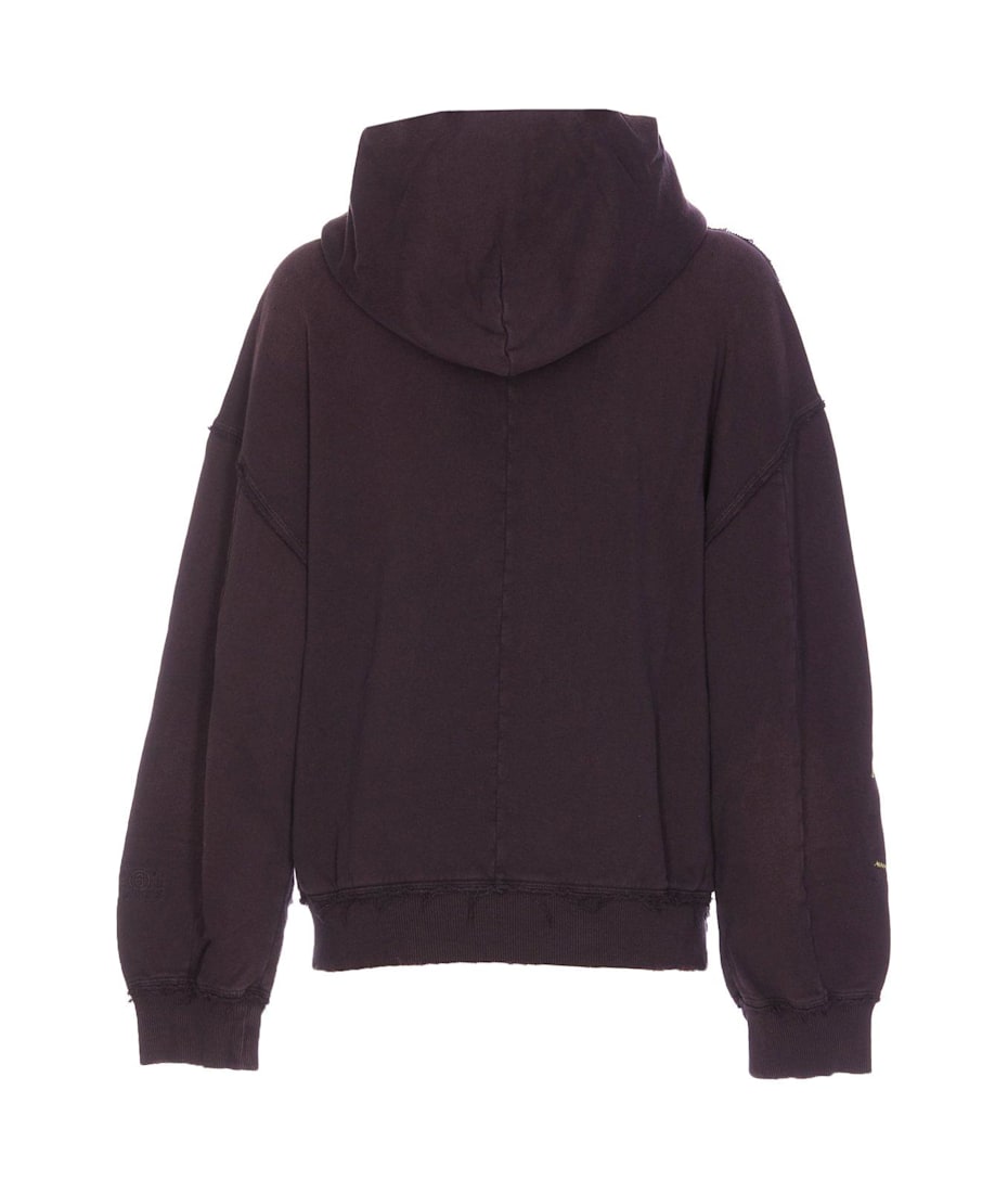 MM6 Maison Margiela Distressed Zip-up Hoodie | italist, ALWAYS