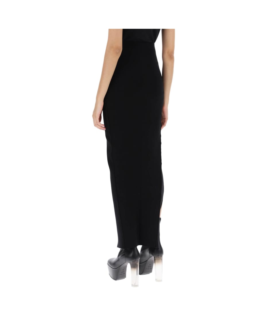 【関税＆送料込み】Rick Owens Long Skirt With Slit Rick Owens Long Skirt With Side Slit | italist