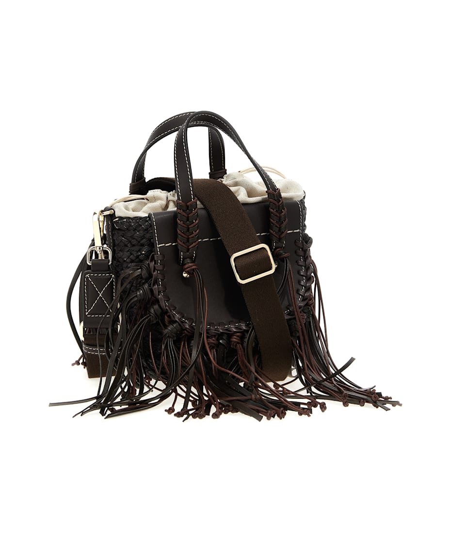 トートバッグ CUBA LAB Cuba Lab 'Habanera Fringes - Ebony' handbag Cuba Lab 'habanera Fringes - Ebony' Handbag | italist