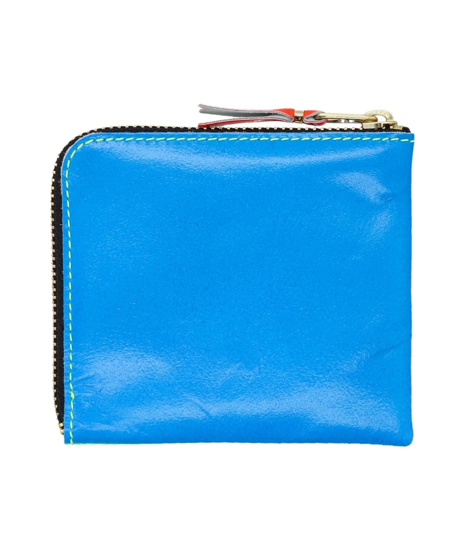 Comme des Gar ons Wallet Super Fluo Small Zip Coin Wallet