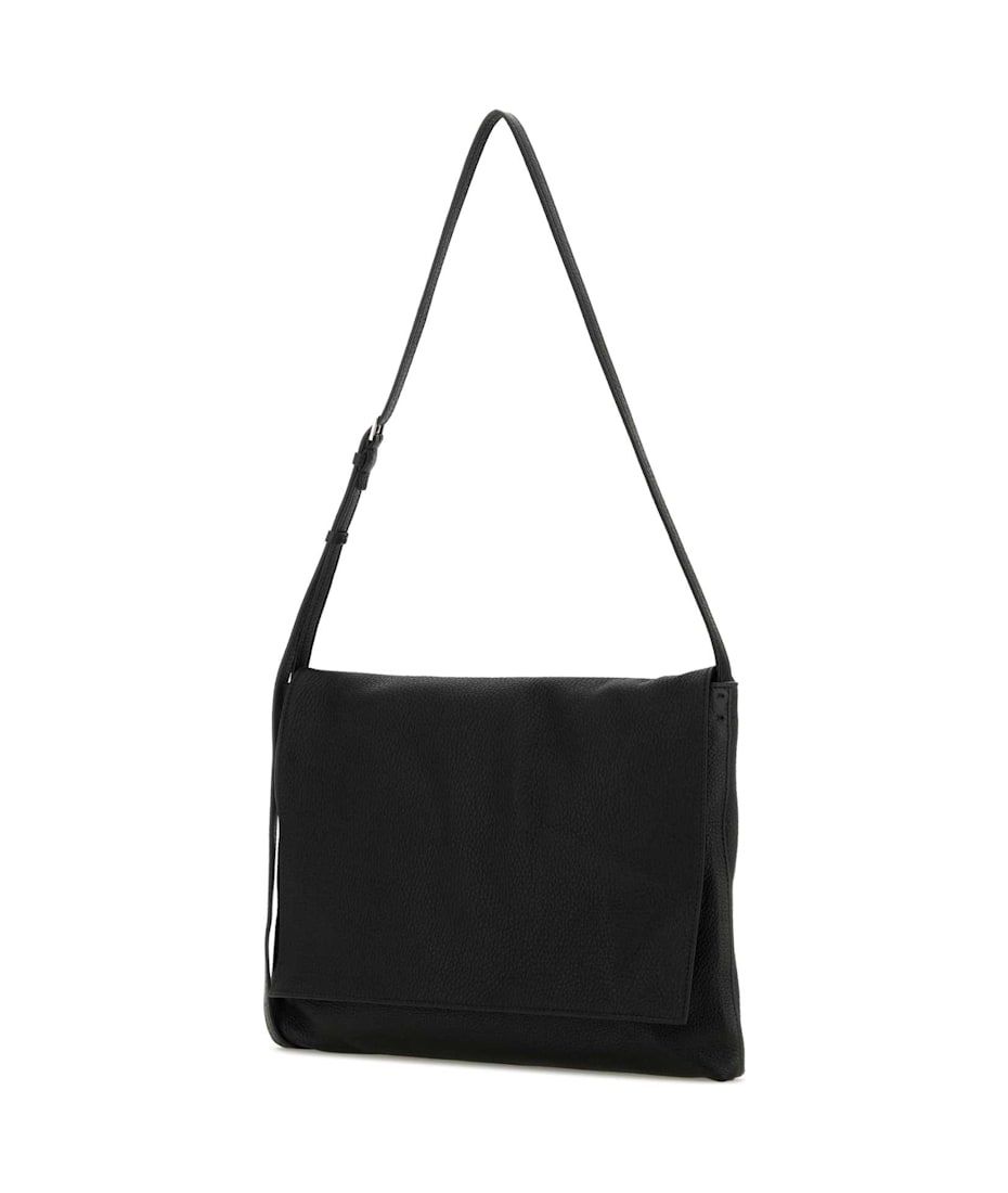 【関税&送料込】The Row Black Leather Nan Crossbody Bag The Row Black Leather Nan Crossbody Bag | italist