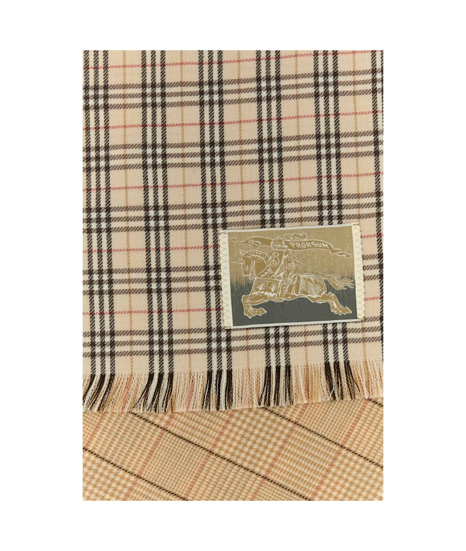 【送料&関税込】Burberry Embroidered Wool Blend Scarf - Unis Burberry Embroidered Wool Blend Scarf | italist