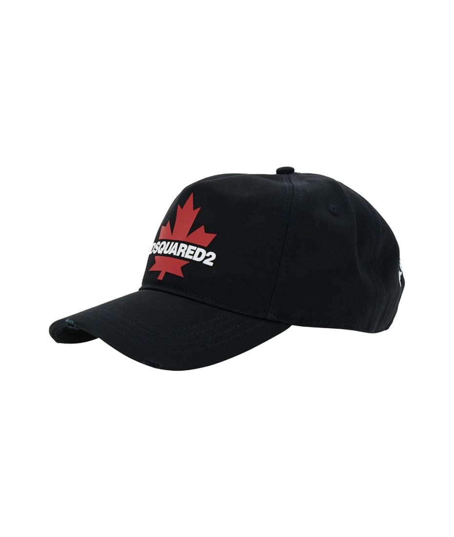 Dsquared2 Rubberized Logo Baseball Cap | italist