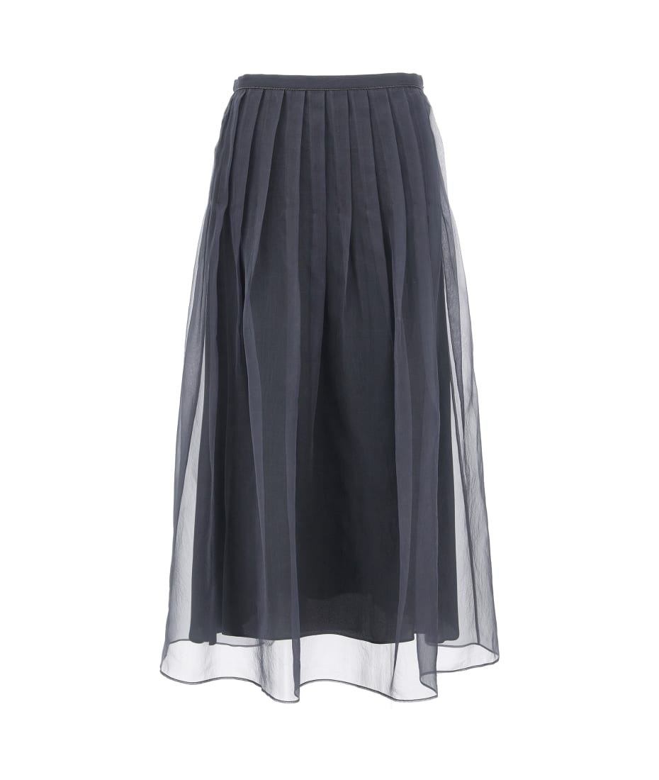 Brunello cucinelli tulle skirt best sale