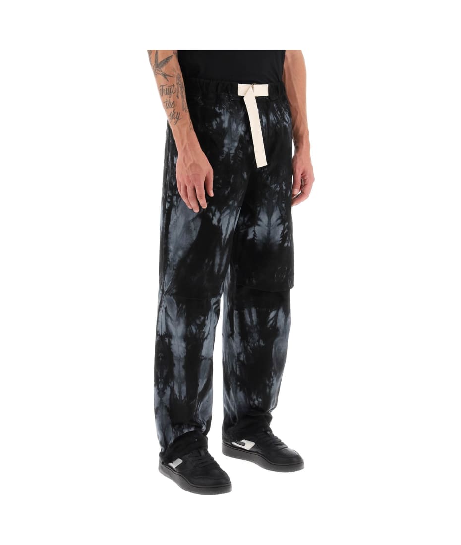 Men's Mark Tie-dye Denim Pants by Darkpark